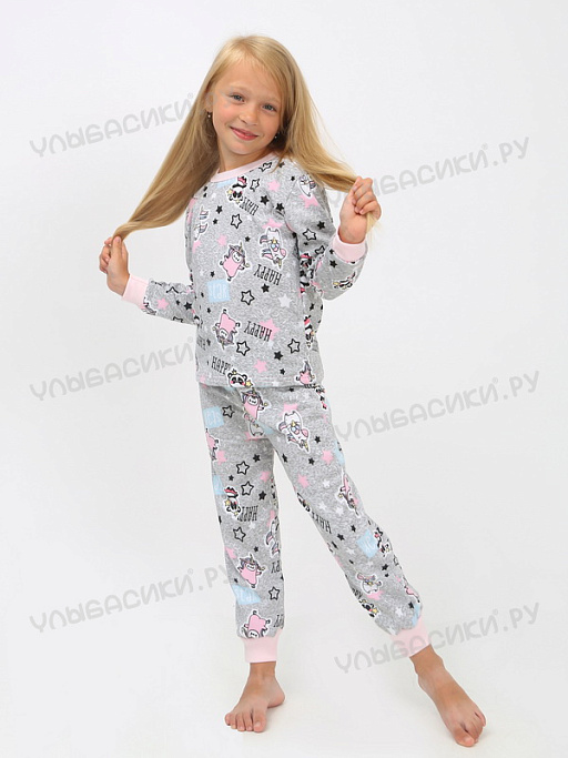 Купить пижама для девочки (футер) р.28,30,32,34  оптом от производителя