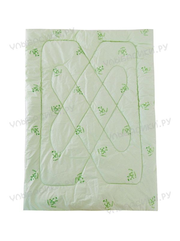 Одеяло детское бамбук 110х140 (300гр/м, тик простеган.)