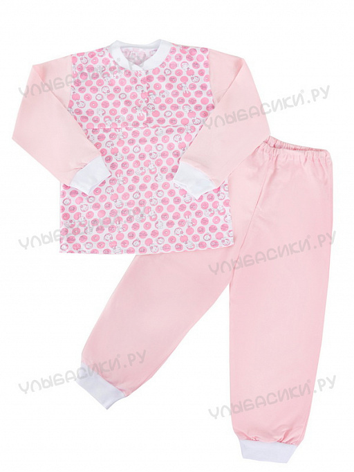 Купить пижама на кнопках для девочки (кулирка) р.26,28,30,32,34  оптом от производителя