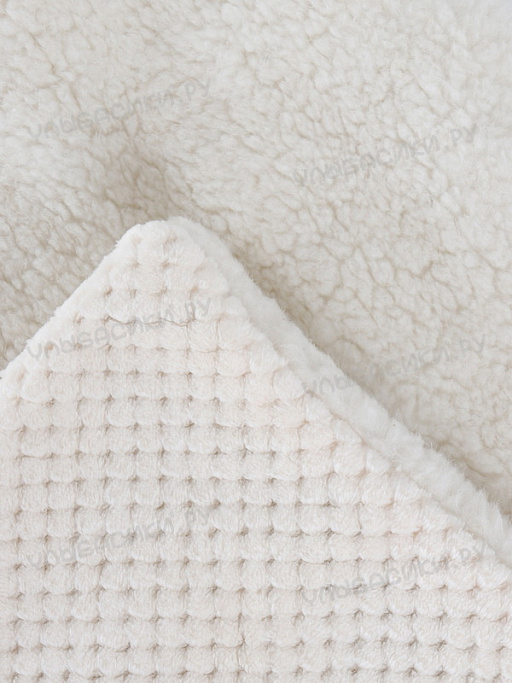 Купить одеяло на выписку велсофт + мех с лентой (95 х 95) зима  оптом от производителя